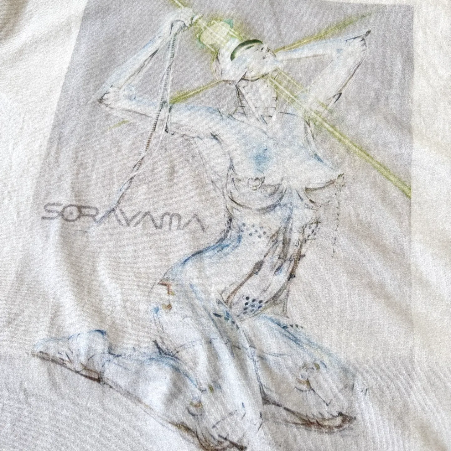 P138 # CTS-117 Saint His most famous work is the "Sexy Robot" series, which perfectly integrates the physical beauty of women with metal machinery to create artistic images with a futuristic and sexy charm.  Customized 260g gram weight 100% cotton special washed fabric that is consistent with the original version. With the blessing of the special fermentation and color washing process for ready-made garments, the cotton feel on the surface of the fabric is well presented. Both the texture and hand feel are ceiling level. After the ready-made garments undergo a series of heavy washing and distressing processes, the retro and high-end sense of the entire garment is directly to the top. The garment making process of the entire garment adopts Saint The most common and complex single-needle sewing process (commonly known as single-thread heaven and earth stitch) among vintage vintage brands such as Michael